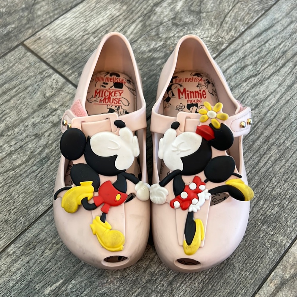 Mini Melissa Mickey and Minnie shoes